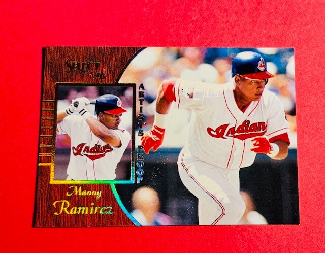 1996 Select Artist Proof Parallel #8 Manny Ramirez /432 Made - Indians Legend