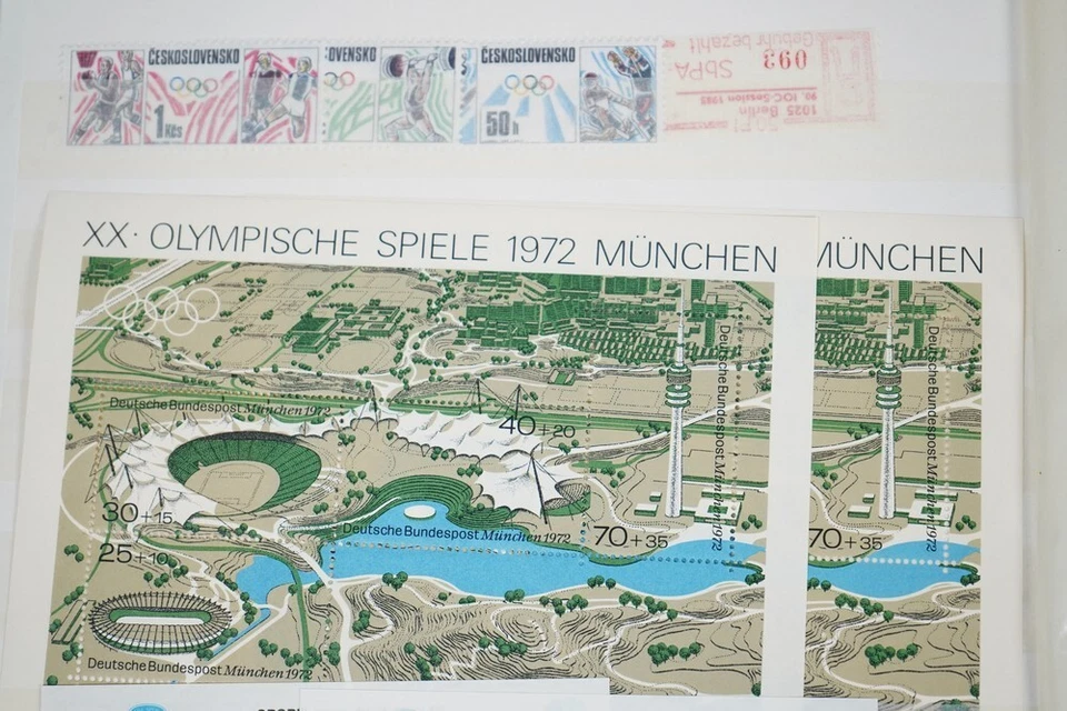 WORLDWIDE OLYMPICS COLLECTION OF 750+ STAMPS MINT & USED STORED IN A STOCK BOOK - Image 4 of 4