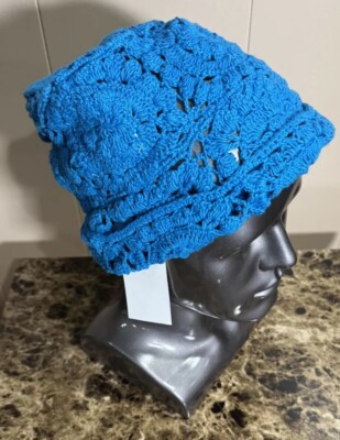 Free People x Rahi SADIE Hand Crocheted Beanie Bucket Hat 