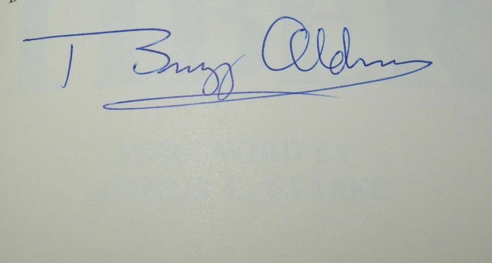 BUZZ ALDRIN AUTOGRAPH SIGNED ENCOUNTER WITH TIBER BOOK COA SPACE NASA MOON 673 - Image 3 of 4