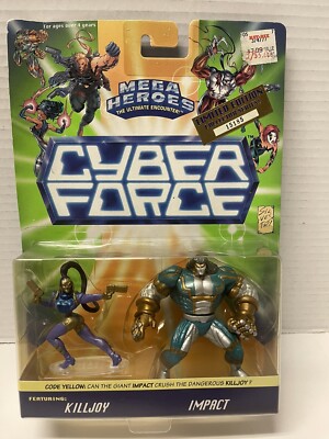 Cyber Force Action Figures, Mega Heroes, The Ultimate Encounter, Limited Edition