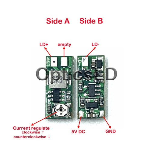 405nm 450nm 488nm 520nm Violet Blue Green Laser Diode PCB Driver Board 150mA - Picture 2 of 8