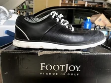 MENS FOOTJOY DRYJOY SHOES 11.5 M BLACK CASUAL