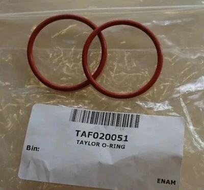 Taylor Ice Cream Machine C706 C708, Pump Seal Pair of O Rings Part No TAF020051