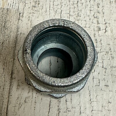 1 PC 3/4'' GEDNEY Compression Connector. Unthreaded Rigid/IMC  Malleable Iron