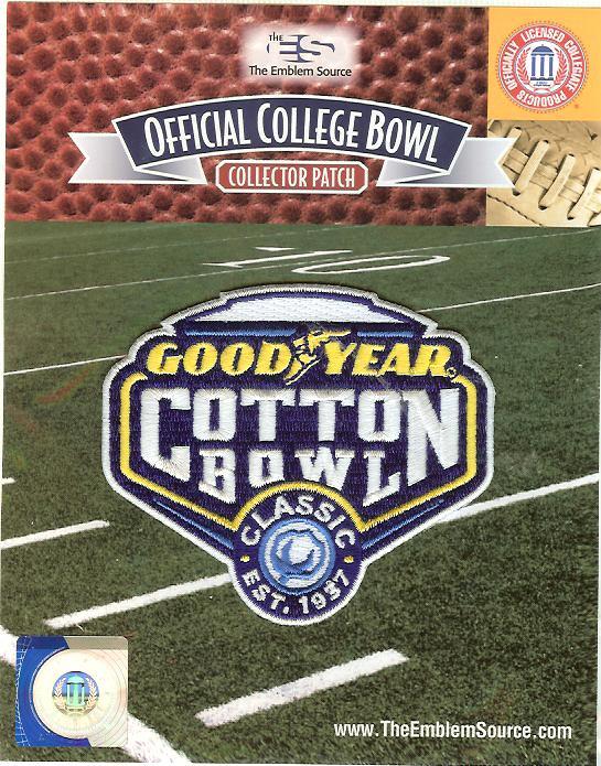 2022 2023 Goodyear Cotton Bowl Patch USC Tulane Official NCAA Logo