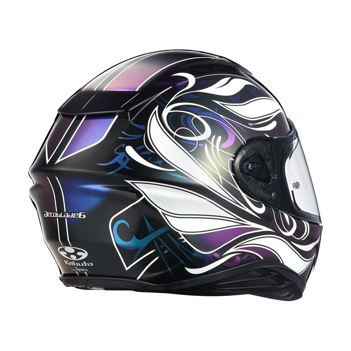 Kabuto　AEROBLADE-6 ELFI DARK 　L 59-60cm OGK KABUTO AEROBLADE6 ELFI DARK Full Face Helmet Black size