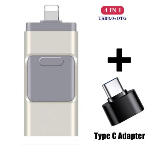 4 in 1 2TB Type USB 3.0 Flash Drive for iPhone Android iPad Memory Photo Stick - Picture 16 of 19