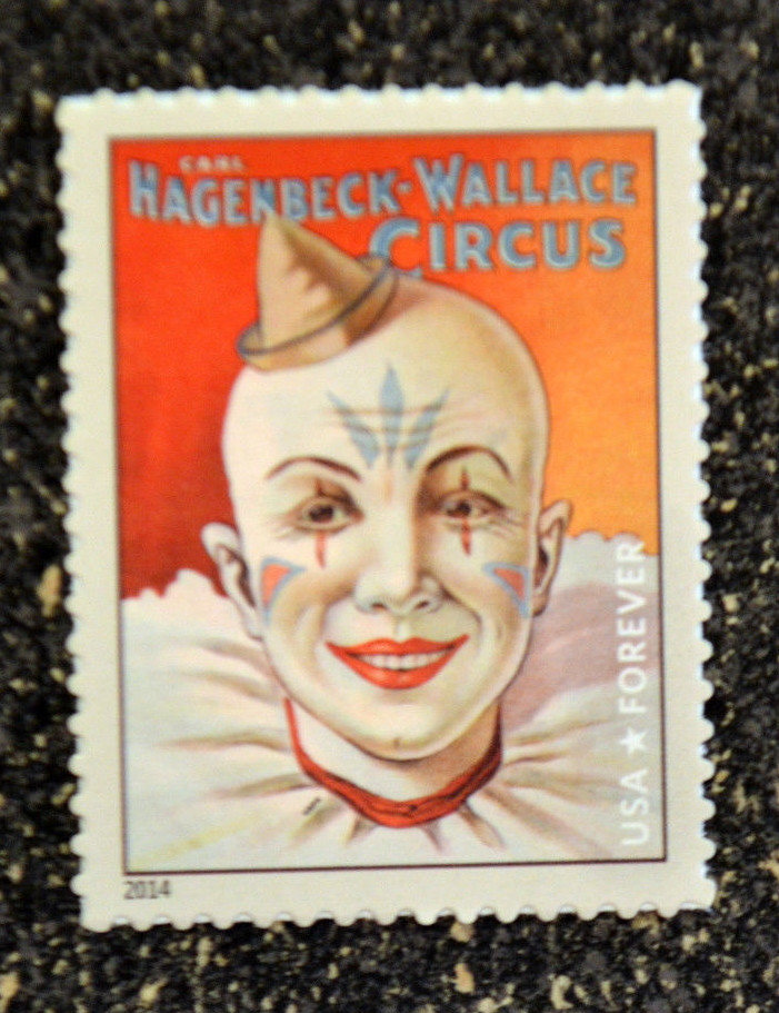 2014USA 4905 Forever Vintage Circus Posters Stamp Hagenbeck Wallace