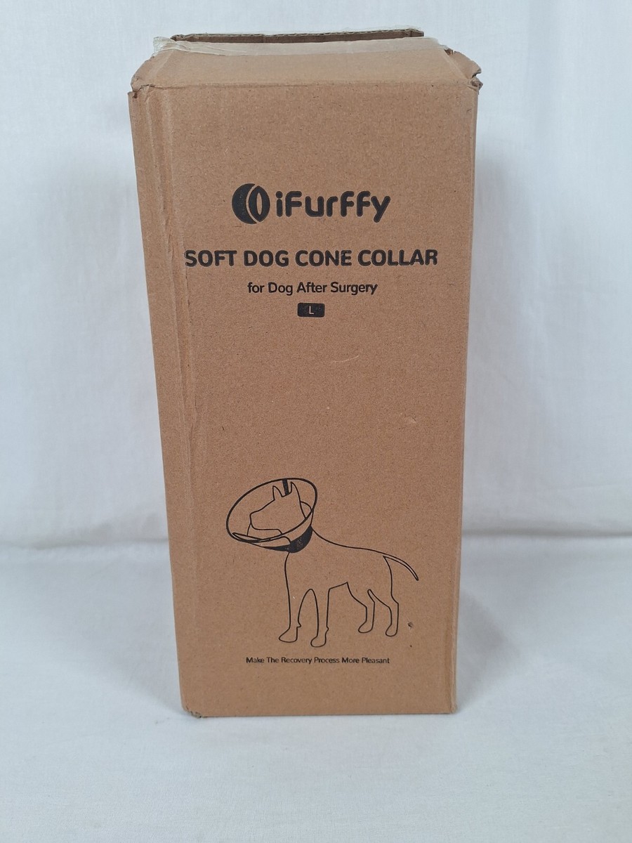 Dog Cone Adjustable Button Closure Design Comfy Dog Cones Size