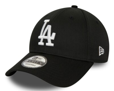 New Era Patch 9Forty Cap Los Angeles Dodgers Black : one size