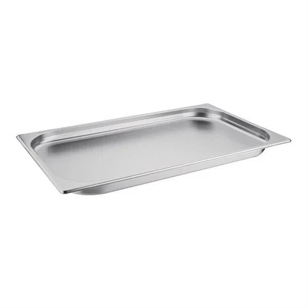 Vogue Stainless Steel 1/1 Gastronorm Tray