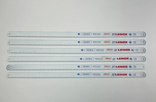 Lenox Hacksaw Blade Bi-Metal 12 inch 18TPI 218HE Set of 6