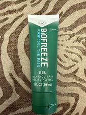 BiOFREEZE COOL THE PAIN FAST ACTING MENTHOL-PAIN RELIEF GEL 3 FL OZ Exp 06/27