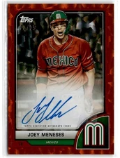 2023 TOPPS WORLD BASEBALL CLASSIC ORANGE JOEY MENESES AUTO /25 #AV-JME