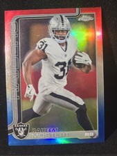 Topps 2025 Chrome #182 Raheem Mostert Las Vegas Raiders Football