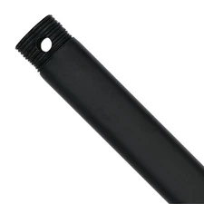 24 inch Ceiling Fan Downrod with Extension Cord, 2 FT Black Downrod, 1 inch O...