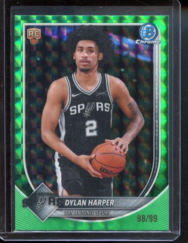 2025-26 Bowman #BCV-2 Dylan Harper Chrome Green Geometric #/99