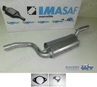 Imasaf Auspuff Mitteltopf+Anbauteile für Ford Focus+Volvo S40/V50 2.0 Diesel