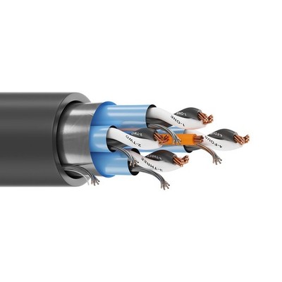 100' Belden 1076A 20 AWG 4 Pair Shielded PLTC Instrumentation Cable 300V