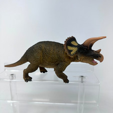 Safari Ltd Triceratops Figure Brown Prehistoric Dinosaur Animal Figurine 8" 2018