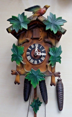 Antike original Schwarzwälder Kuckucksuhr - Antique Black Forest  Cuckoo Clock
