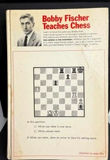 1st Printing! "Bobby Fischer Teaches Chess" - 1966 Hardcover - Basic Systems