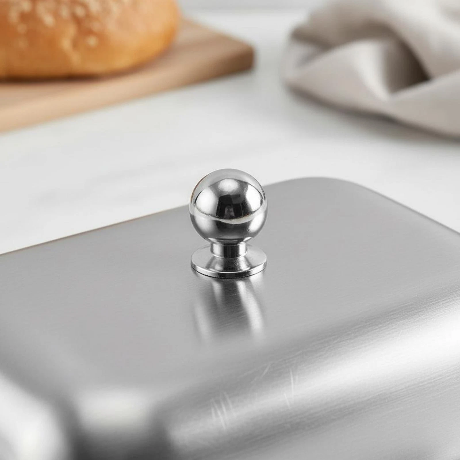 Stainless Steel Butter Dish Versatile Butter Container with Lid Easy to Clean