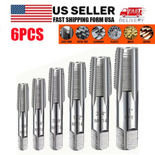 6 - Piece Threaded Stud Extractor Set Broken Screw Remover Pipe Thread Tap Tool 6 - Piece Threaded Stud Extractor Set Broken Screw Remover Pipe Thread Tap Tool