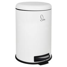 B-Ware SVITA T20 Treteimer 20 L Inneneimer Abfalleimer Mülleimer Mülltonne Weiß 