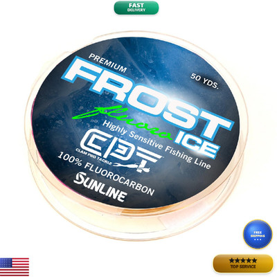 Clam Pro Tackle 14561 Cpt Frost Line Fluorocarbon - 8Lb - Metered Chrt/Clr -