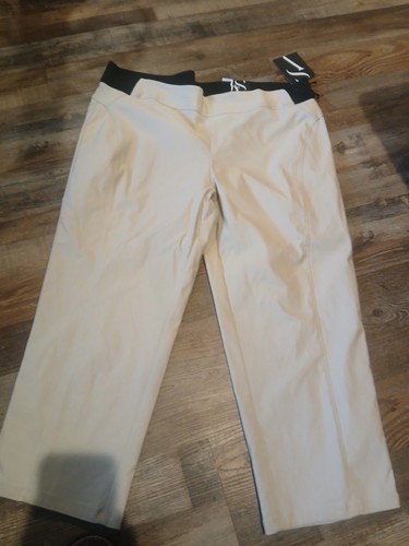 Simply Vera Wang Capri Pants Elastic Waist Stretchy Straight Leg Womens Size XL