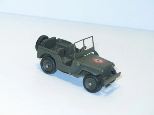 DINKY TOYS Jeep Willys Version 5 Mobile Windshield New Military Bumper E
