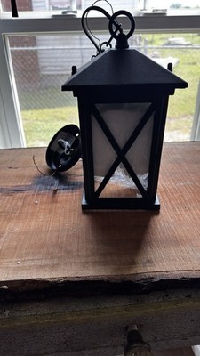 Haolaike Outdoor Wall Lantern Sconce D01 H Hardwired Wall Switch Matte Black
