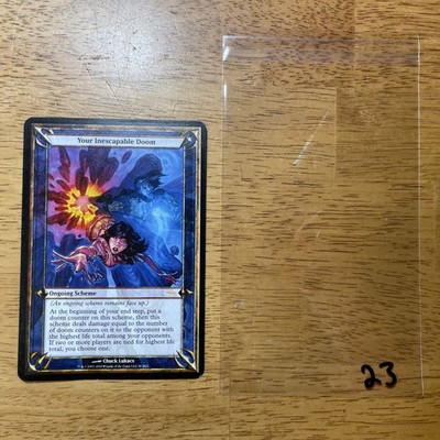   Your Inescapable Doom - MTG Oversize Archenemy - DCI WPN Gateway Promo 56 L23