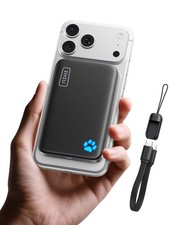 Magnetic Power Bank 10000mAh 25W Fast Portable Charger for MagSafe Black