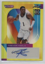 2022-23 Leaf Vivid /50 Trevor Keels #BA-TK1 Auto 1ss3