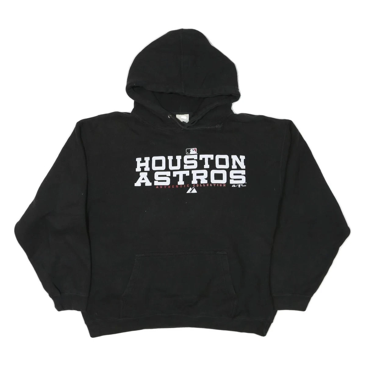 MAJESTIC Pull à capuche graphique col zippé homme 2XL rouge