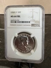 1959-D  Franklin Half-Dollar (50C) NGC MS64 FBL