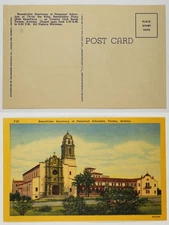 Benedictine Sanctuary Perpetual Adoration Tucson AZ Linen Postcard