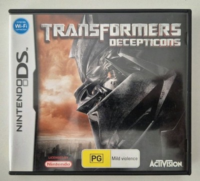 Nintendo DS Transformers Decepticons inc Manual Fast Shipping