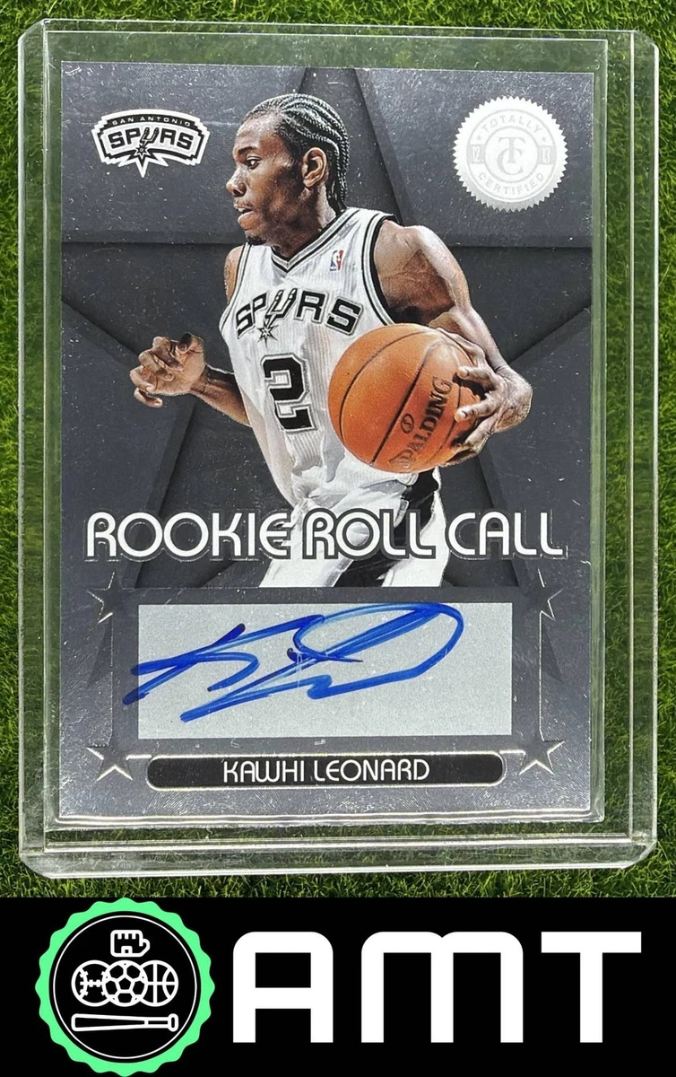 Panini Kawhi Leonard Basketball Autographed Sports Trading Cards