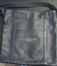 🔵🔹️Womens Pure Luxuries London Leather Crossbody Bag & Matching Purse🔹️🔵