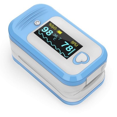 MEDLINKET AM801 Pulse Oximeter Medical Grade, High Precision Finger blue