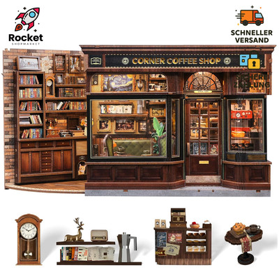 CUTEBEE Book Nook Kit   DIY Puppenhaus Häuser, Miniatur Haus Selber Bauen für