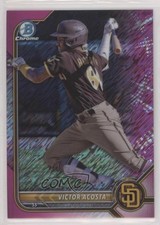 2022 Bowman Chrome Prospects Fuchsia Shimmer Refractor 21/199 Victor Acosta n1u