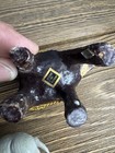 Vintage Elephant Figurines Lot of 3 Beaded Mosaic India, Ceramic Plastic GEMS — photo 6