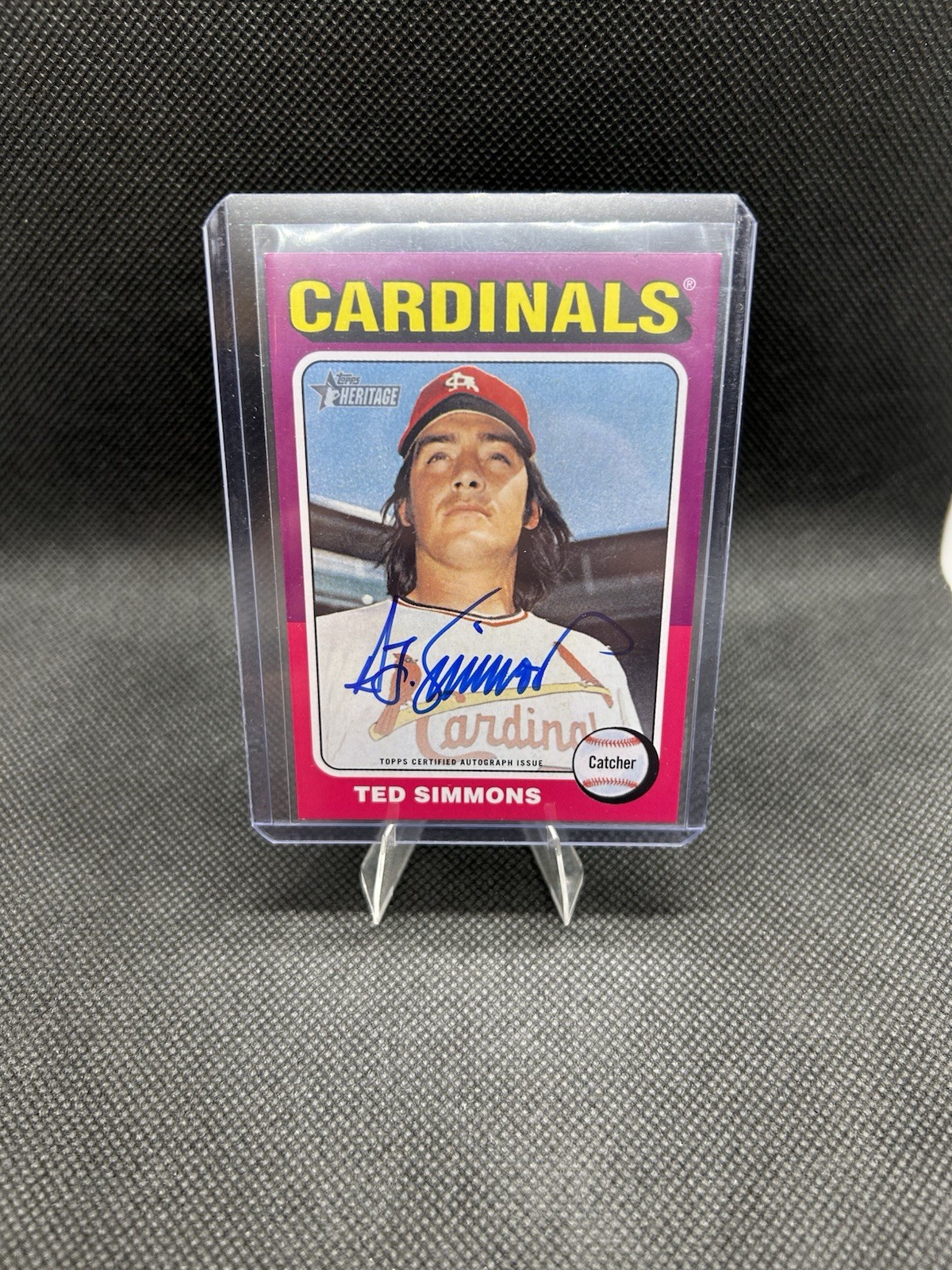 2024 Topps Heritage - Real One Autographs Ted Simmons #ROA-TS (AU)