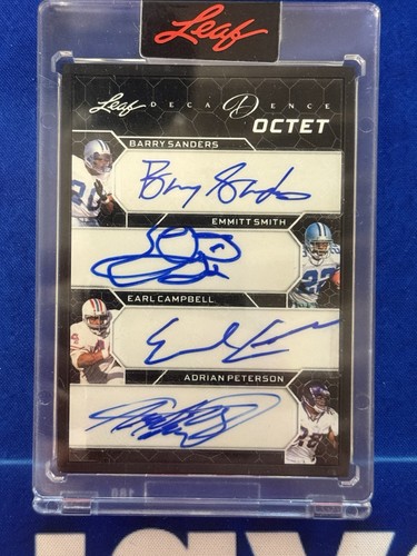 2026 Leaf Decadence Octec Black 1/1 Auto! Barry/AP/LT/