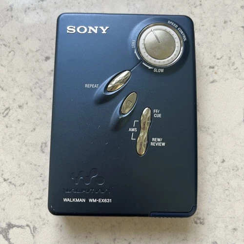 Sony WM-EX631 blue Walkman Vintage Cassette Player made in Japan